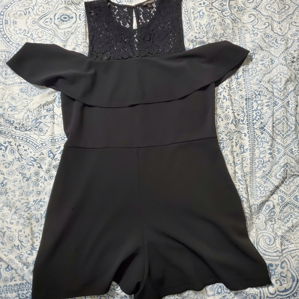 Black Express Romper